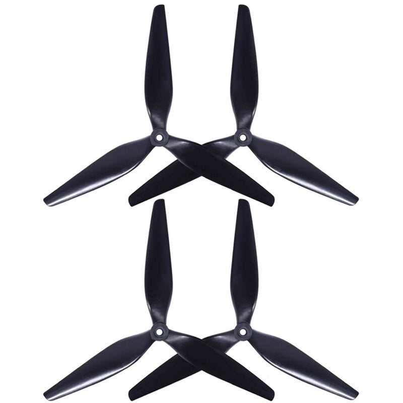 1/2Pairs HQPROP 8X4.5X3 Propeller – 8045 3-Blade CW/CCW Nylon Props For RC FPV Multirotor Drone Quadcopter Airplane Cinelifter